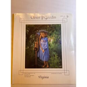 Oliver Goodin Heirloom Virginia Dress & Collar Sewing Pattern Uncut FF Size 1-5